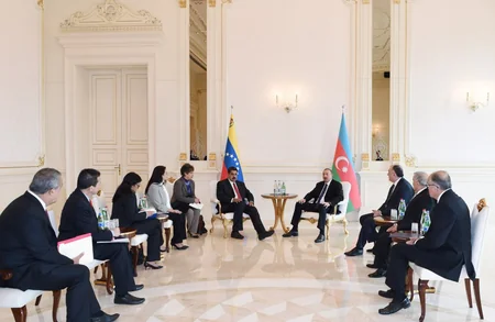 Azərbaycan və Venesuela prezidentlərinin görüşü olub - YENİLƏNİB