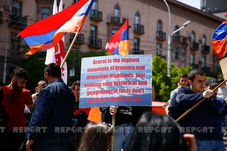 Tbilisidə ermənilərin keçirdiyi aksiya başa çatıb
