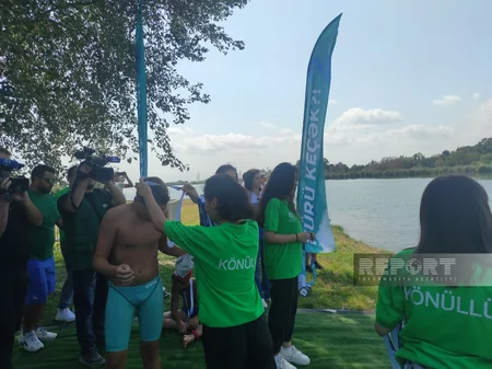 Mingəçevirdə “Kürü keçək?! açıq suda üzmə yarışı keçirilib