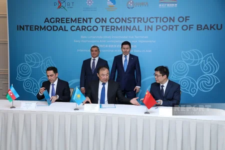 Azerbaijan, Kazakhstan, China establish joint venture