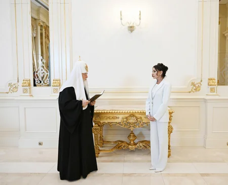 Prezident İlham Əliyev Moskvanın və Bütün Rusiyanın Patriarxı Kirill ilə görüşüb - YENİLƏNİB - 2