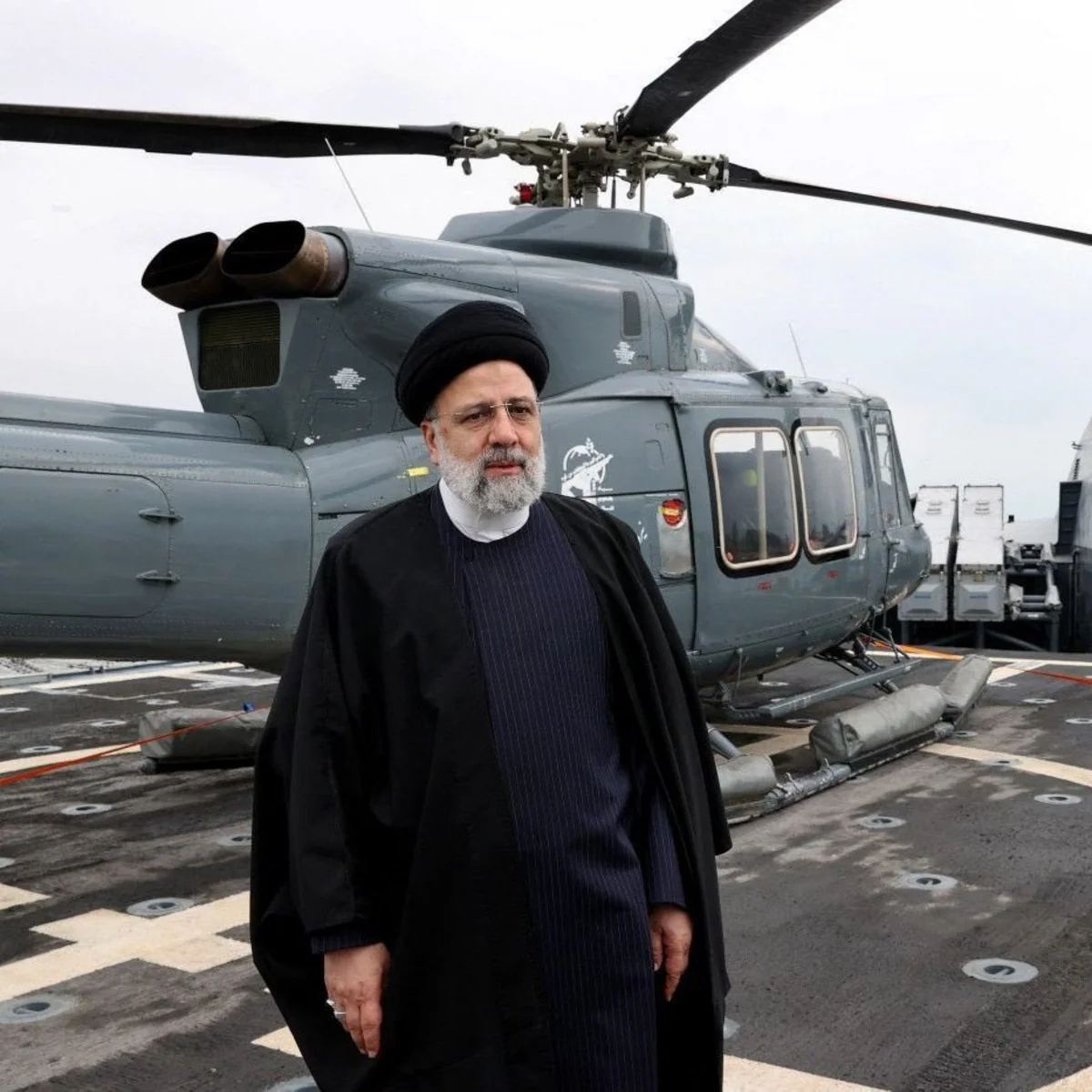 Iranian President's helicopter makes hard landing