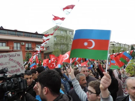 Türkiyədə Xocalı Şəhidləri Abidəsinin açılışı olub - FOTO