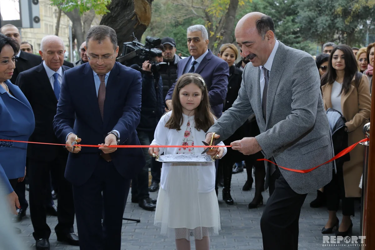 Rəşid Behbudov adına Musiqi Məktəbinin binasının əsaslı təmirdən sonra açılışı olub