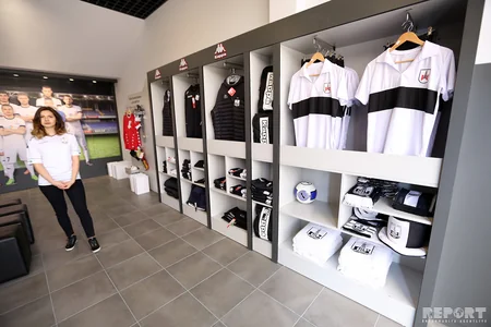 “Neftchi” football club museum and fan shop presented