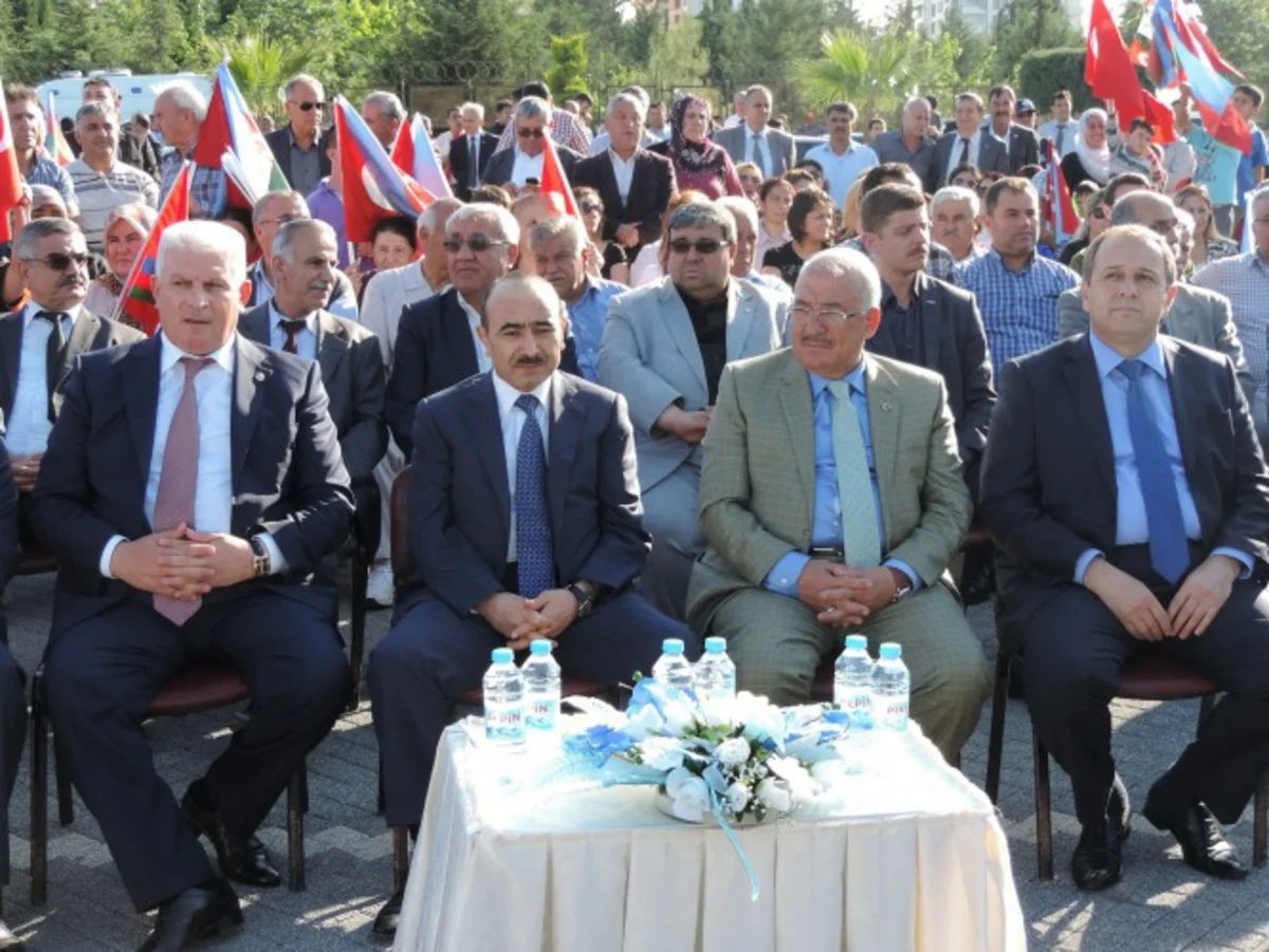 Türkiyənin Tarsus şəhərində Heydər Əliyev Parkının təntənəli açılış mərasimi keçirilib - FOTO