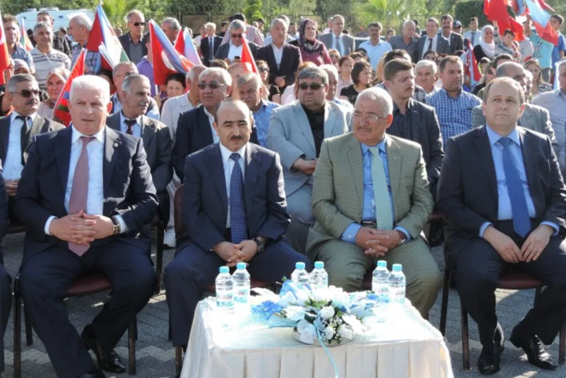 Türkiyənin Tarsus şəhərində Heydər Əliyev Parkının təntənəli açılış mərasimi keçirilib - FOTO
