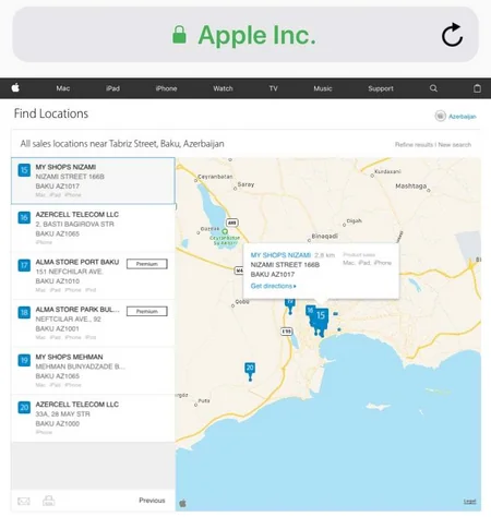 Azərbaycan şirkəti “Apple”in rəsmi tərəfdaşı olub
