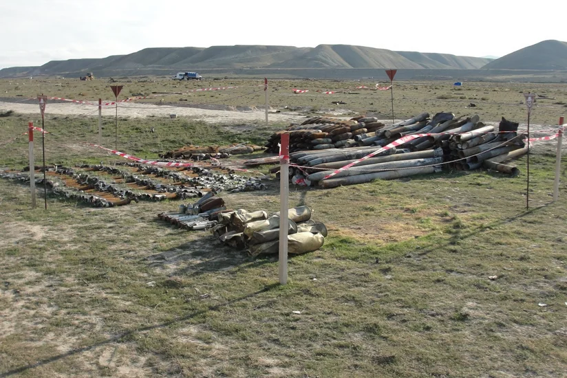 Ötən ay Azərbaycanda 1600-ə yaxın partlamamış hərbi sursat aşkarlanıb