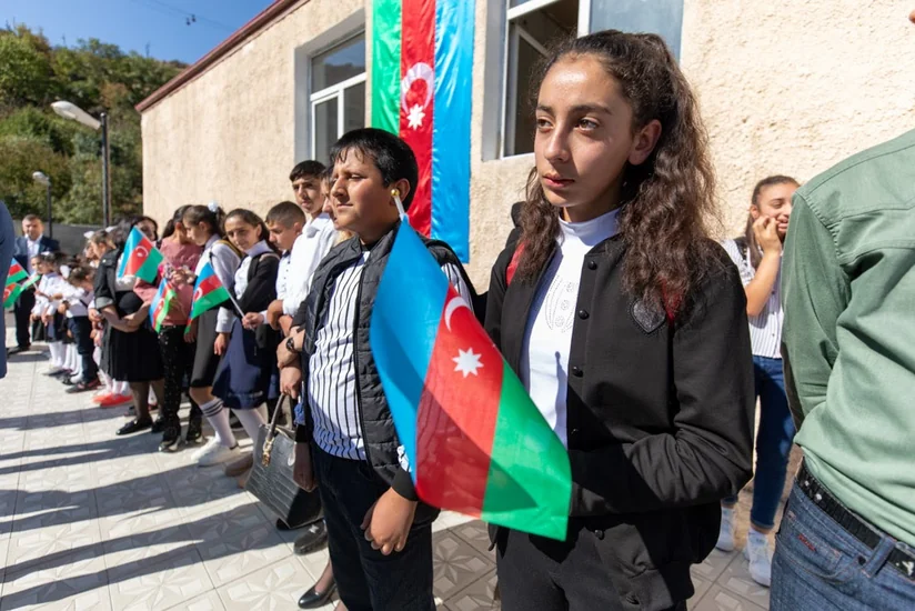 Daşkəsəndə inşa edilən yeni məktəb binası istifadəyə verilib