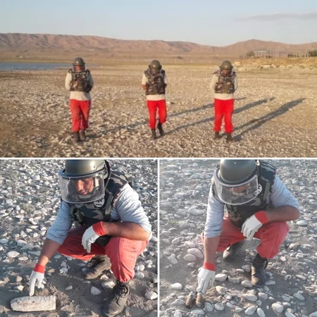 Ağstafada 11 raket və külli miqdarda silah-sursat tapılıb