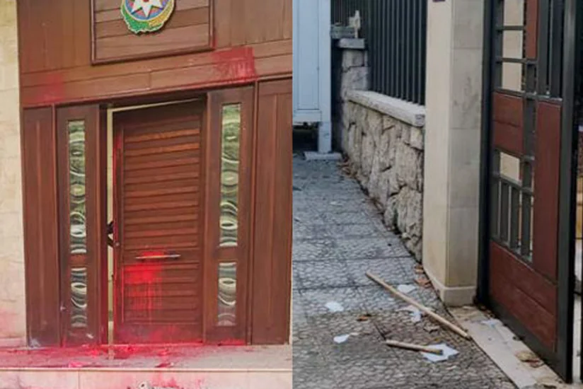 Azərbaycan səfirliyinə xain hücum - erməni terroru Livanda baş qaldırır - ŞƏRH