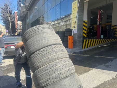 Bakıda təkər satışı və təmiri mərkəzində yanğın təhlükəsizliyi tələbləri kobud şəkildə pozulub