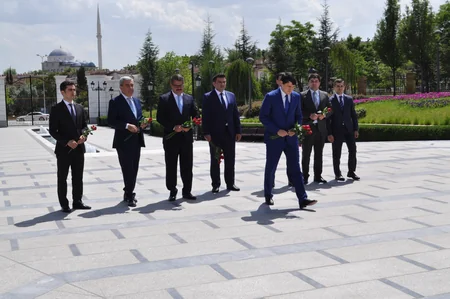 Fuad Muradov Türkiyə Prezidentinin baş müşaviri ilə görüşüb