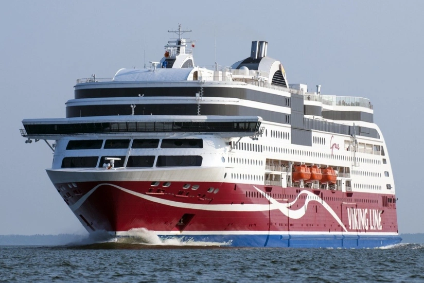 В Финляндии сел на мель пассажирский паром