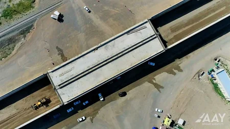 Bərdə-Ağdam avtomobil yolunun tikintisi sürətlə davam etdirilir