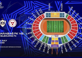 UEFA Çempionlar Liqası: “Qarabağ” - “Şelburn” oyununun biletləri satışa çıxarılır