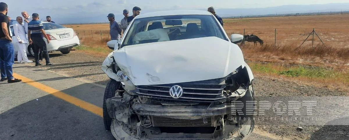 В Джалилабаде произошло ДТП с участием пяти автомобилей