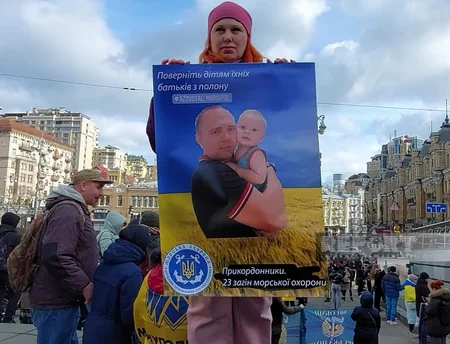 Protest rally in Kyiv - Russia is demanded to release Azovstal prisoners - PHOTOS