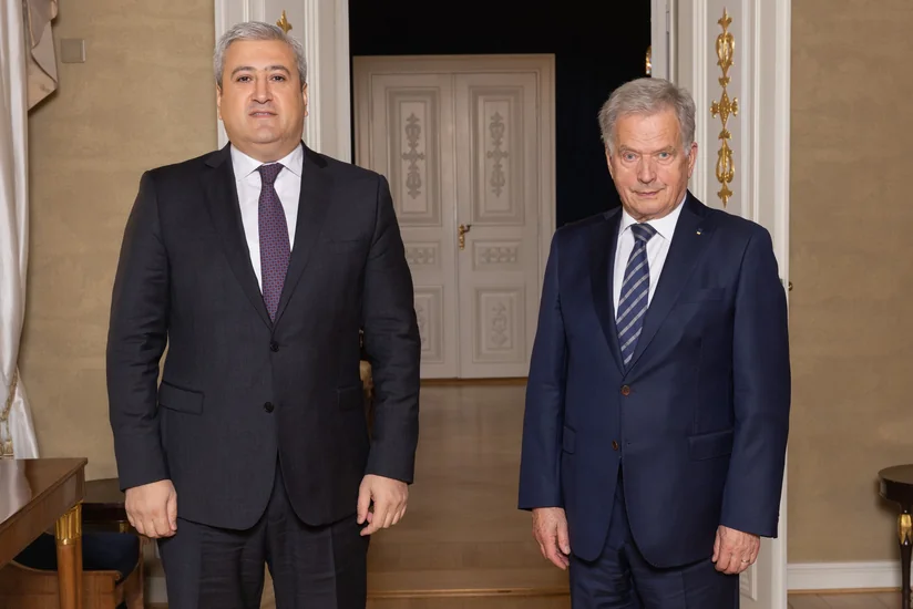 Azerbaijani Ambassador presents credentials to President of Finland 