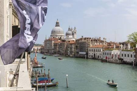 Leyla Aliyeva  attends  exhibition of YARAT Contemporary Art Center in Venice