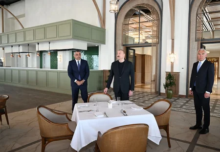 President Ilham Aliyev attends opening of 'Lachin' Recreation Complex