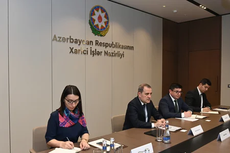 Ceyhun Bayramov TÜRKSOY-un Baş katibi ilə görüşüb
