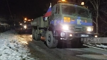Xankəndi-Laçın yolunda sülhməramlıların 60 avtomobili maneəsiz keçib - YENİLƏNİB-7 