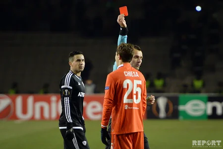 Qarabagın Fiorentina ilə başabaş mübarizəsi - FOTOREPORTAJ