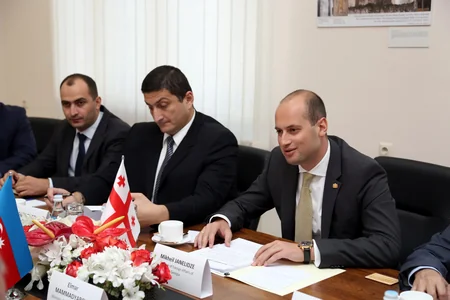 Elmar Məmmədyarov Gürcüstan xarici işlər naziri ilə görüşüb