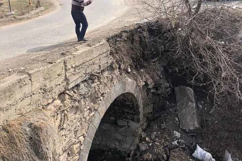 Azərbaycanlıların yaşadığı kəndin körpüsü qəzalı vəziyyətdədir