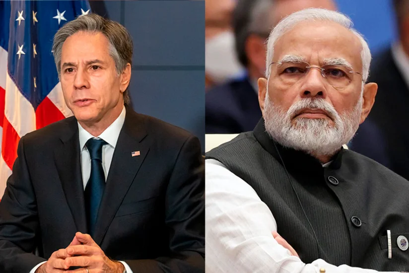 Entoni Blinkenlə Hindistanın baş naziri Ukrayna və Yaxın Şərqdəki vəziyyəti müzakirə ediblər