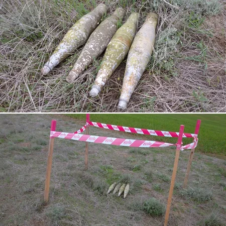 Füzulidə tank əleyhinə raketlər tapılıb