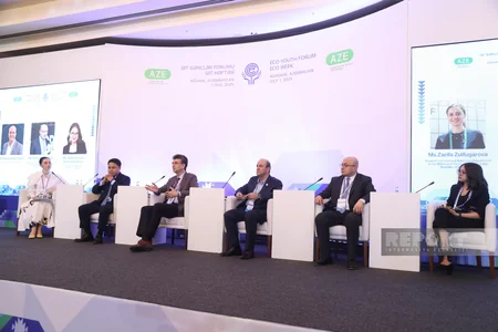 Ağdamda regional inkişafda ECO ölkələri gənclərinin roluna həsr olunan panel müzakirə keçirilib 