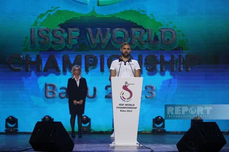 Bakıda atıcılıq üzrə dünya çempionatının açılış mərasimi keçirilib