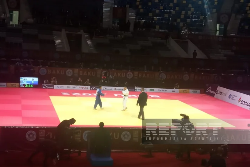 Böyük Dəbilqə: Azərbaycan cüdoçuları ilk gündə 3 medal qazanıb - YENİLƏNİB-5