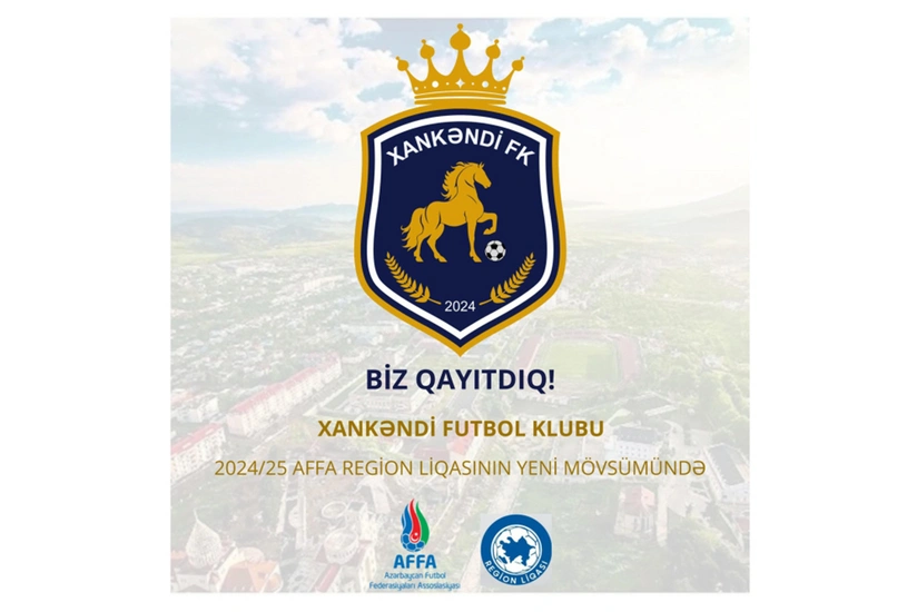 Xankəndi klubunun rəsmisi: Bu komandanı yaratmaq və təmsil etmək bizim üçün fəxrdir