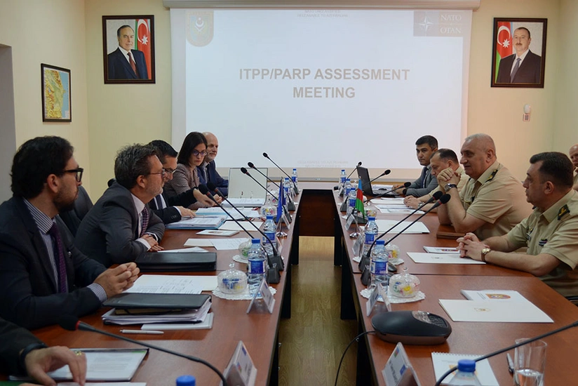 NATO delegation, Azerbaijani Army’s servicemen hold bilateral meeting