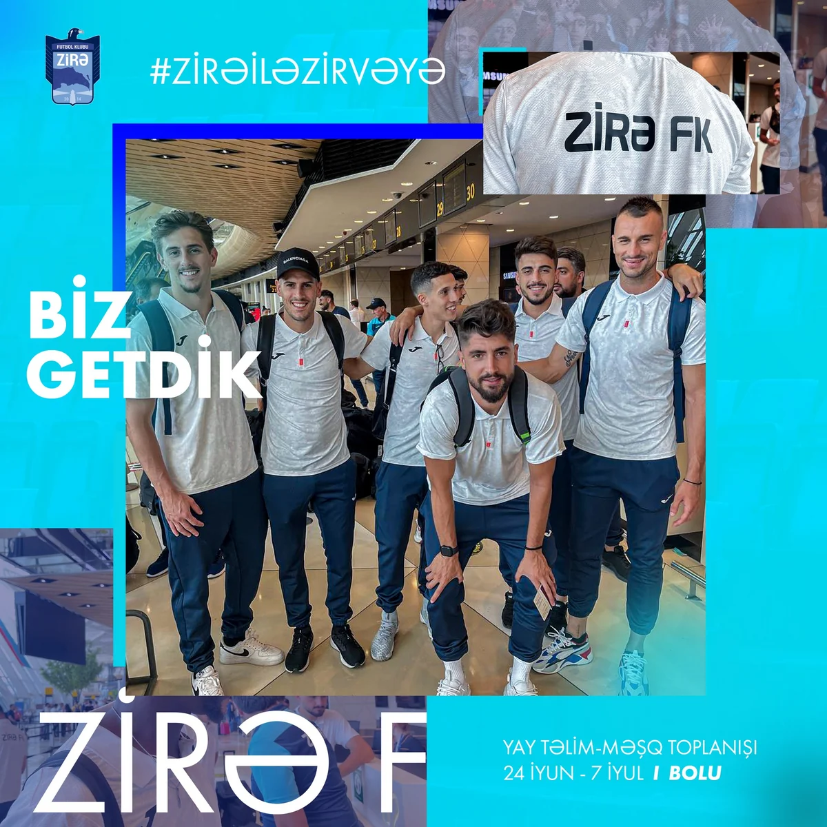 Команда Зира отправилась в Турцию на учебно-тренировочный сбор