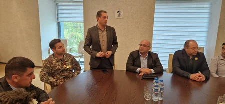 Mətbuat Şurasında Vətən müharibəsində iştirak edən jurnalistlərlə görüş keçirilib