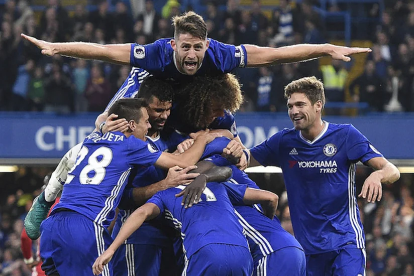 Chelsea trains under enhanced police protection in Baku