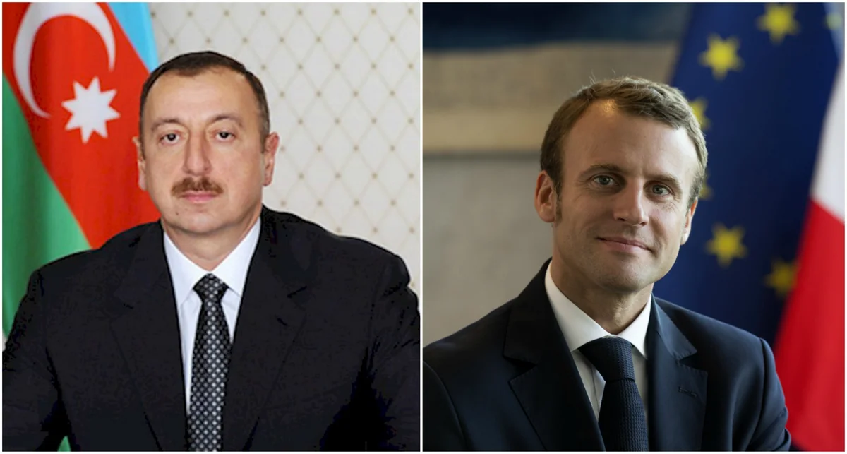 Azerbaijani President Ilham Aliyev congratulates French President-elect Emmanuel Macron