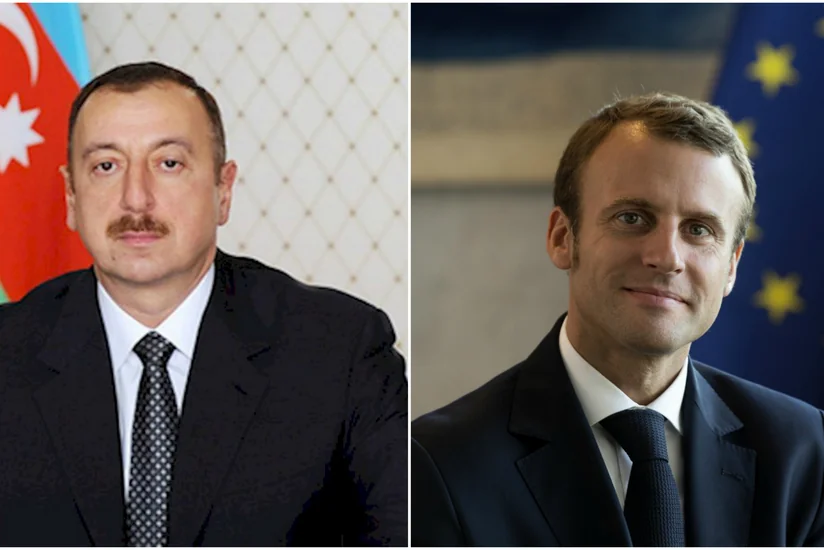 Azerbaijani President Ilham Aliyev congratulates French President-elect Emmanuel Macron