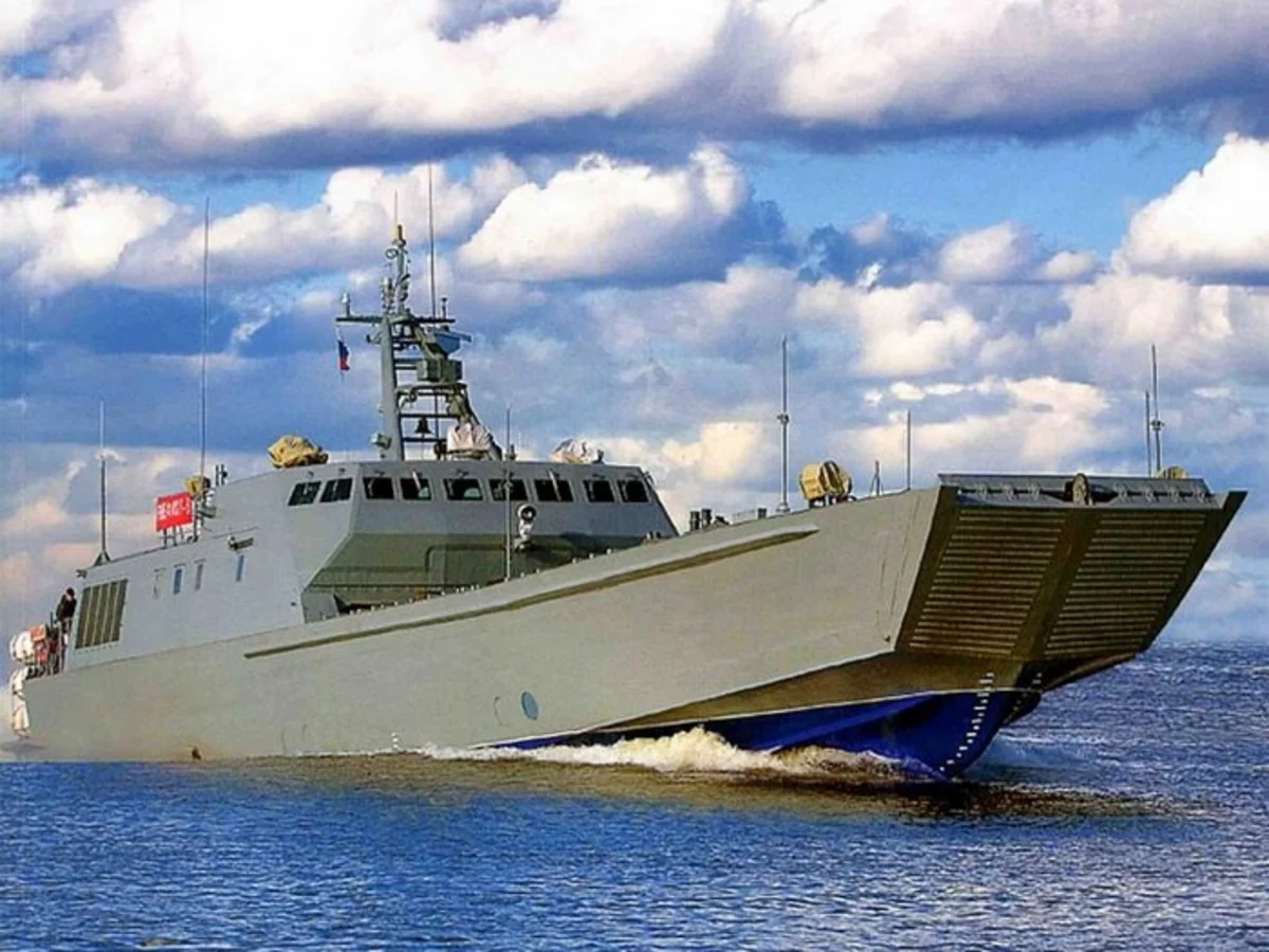 ​На юге Каспия проходят учения десантных катеров ВМФ России
