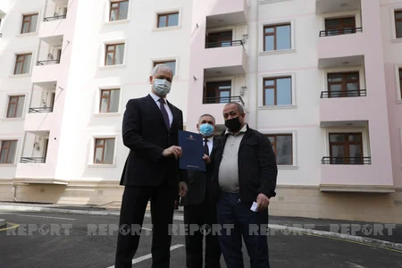 Çernobıl əlillərinə 30 mənzil təqdim olundu - VİDEO