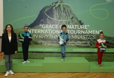 Naxçıvanda bədii gimnastika üzrə beynəlxalq turnir keçirilib