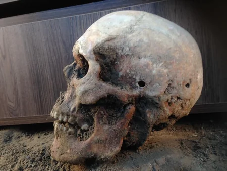 Gürcüstanda kütləvi məzarlıq aşkar olunub - FOTO