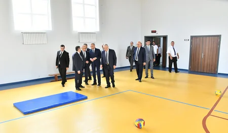 Ağdamda Baharlı 1 qəsəbə məktəbinin açılışı olub