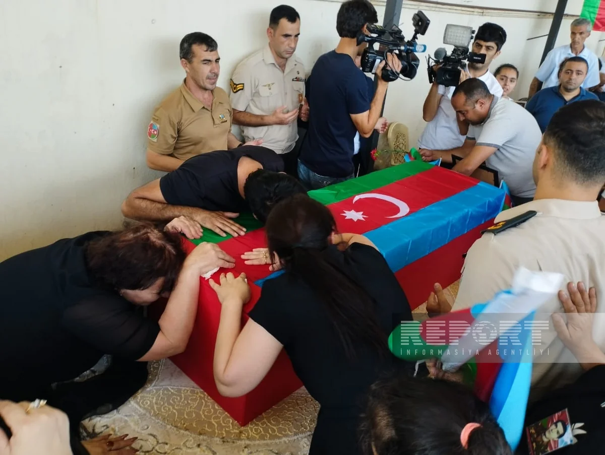 Abşeronda Xocalı şəhidi Usubəli Qarayevlə vida mərasimi keçirilib