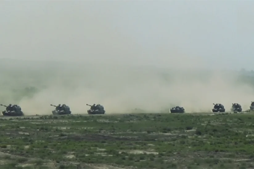 Azərbaycan ordusunun irimiqyaslı təlimlərinin birinci mərhələsinə start verilib - VİDEO